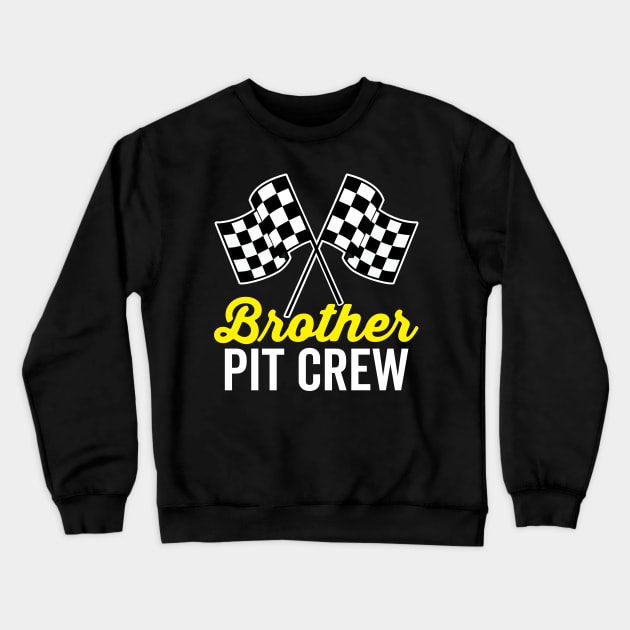 Brother Pit Crew Crewneck Sweatshirt by DetourShirts